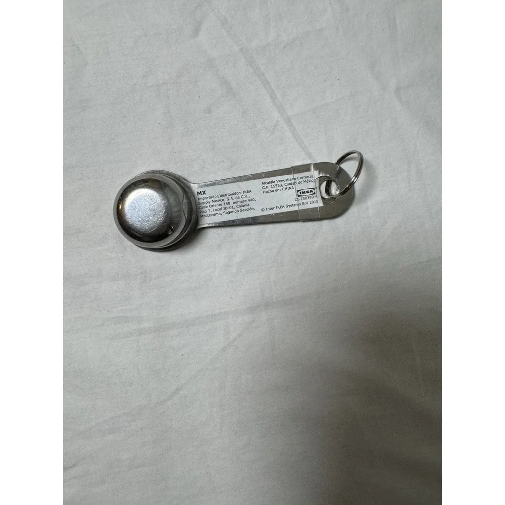 Set Of 4 W/ Ring IKEA Measuring Spoons Stainless Steel Kitchen Tool Nesting